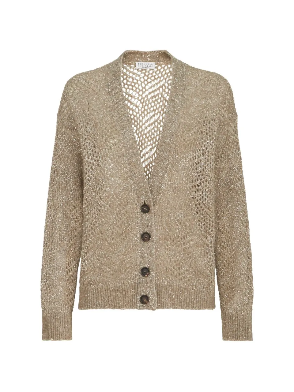 Brunello Cucinelli MRG562506 cardigan donna marrone