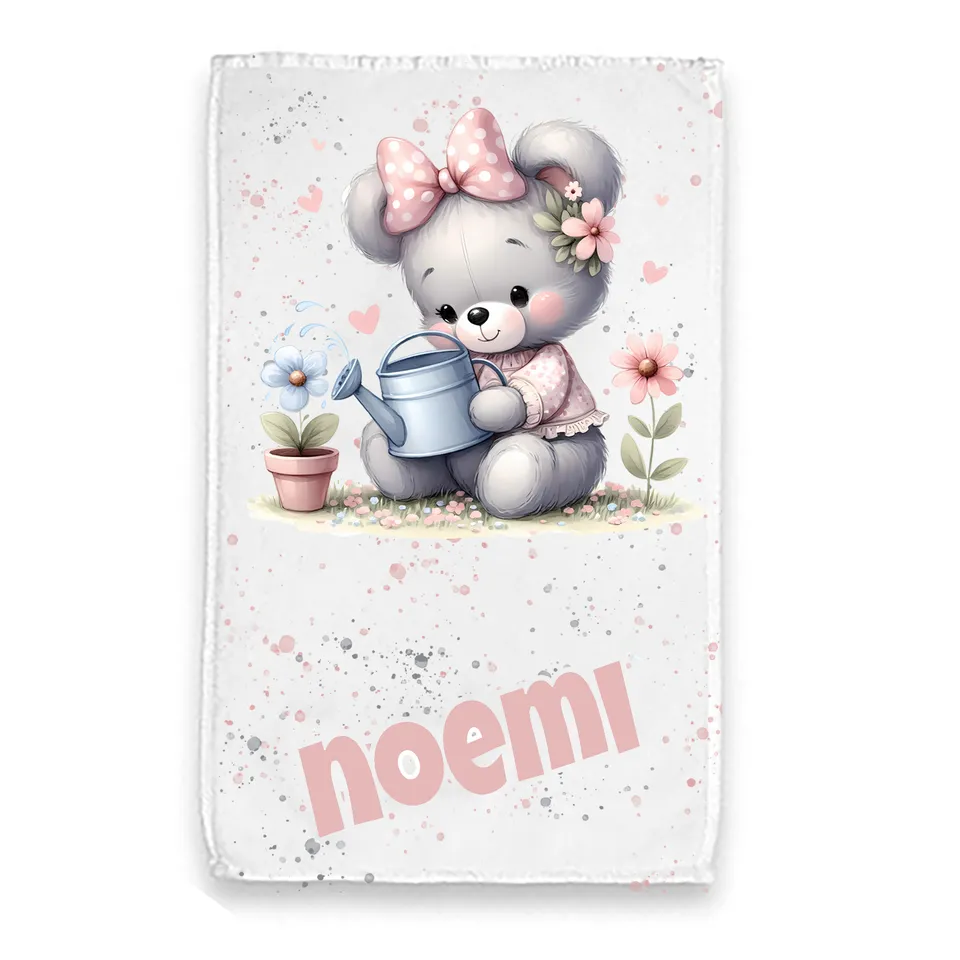 Mr. Gadgets Teddy asciugamano bambini spugna con nome