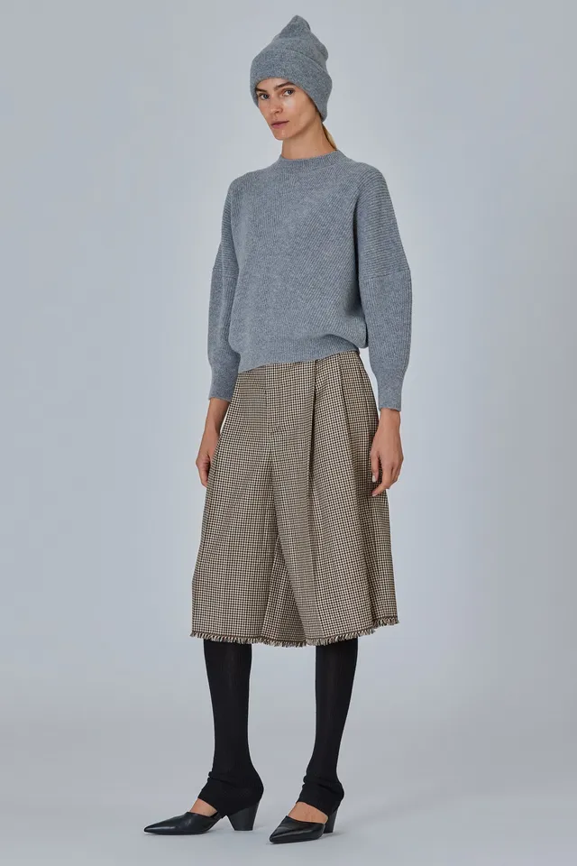 Sa Su Phi Mina maglione tre quarti cashmere pipistrello