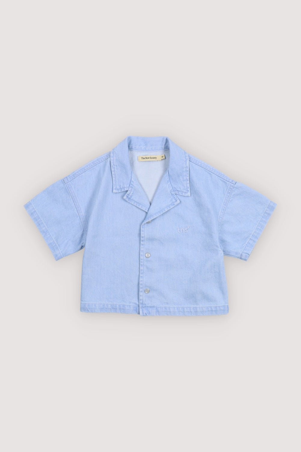 The New Society Bellis camicia bambina denim chiaro 6 anni