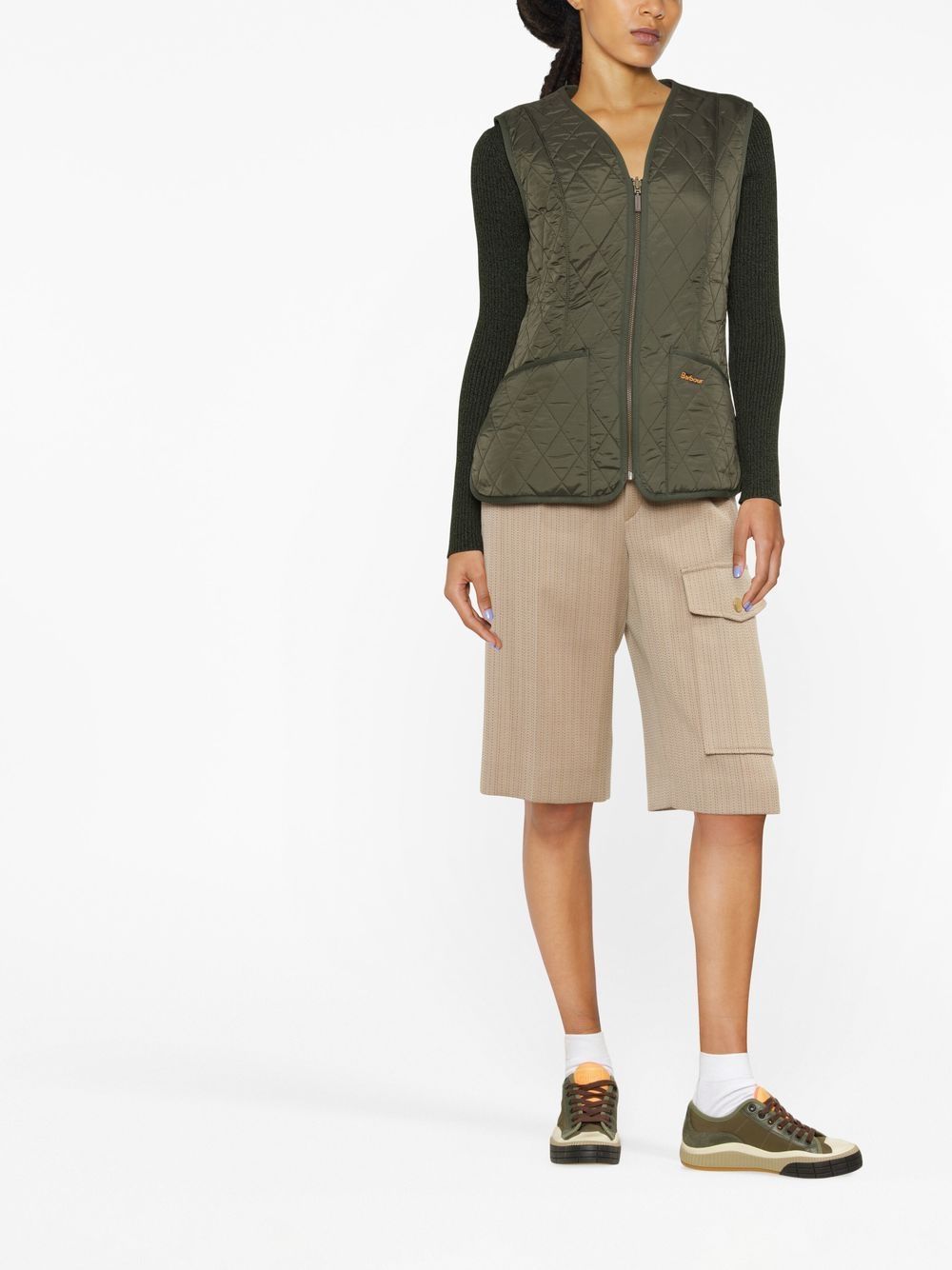 Barbour LLI0003 giubbotto verde dark olive donna