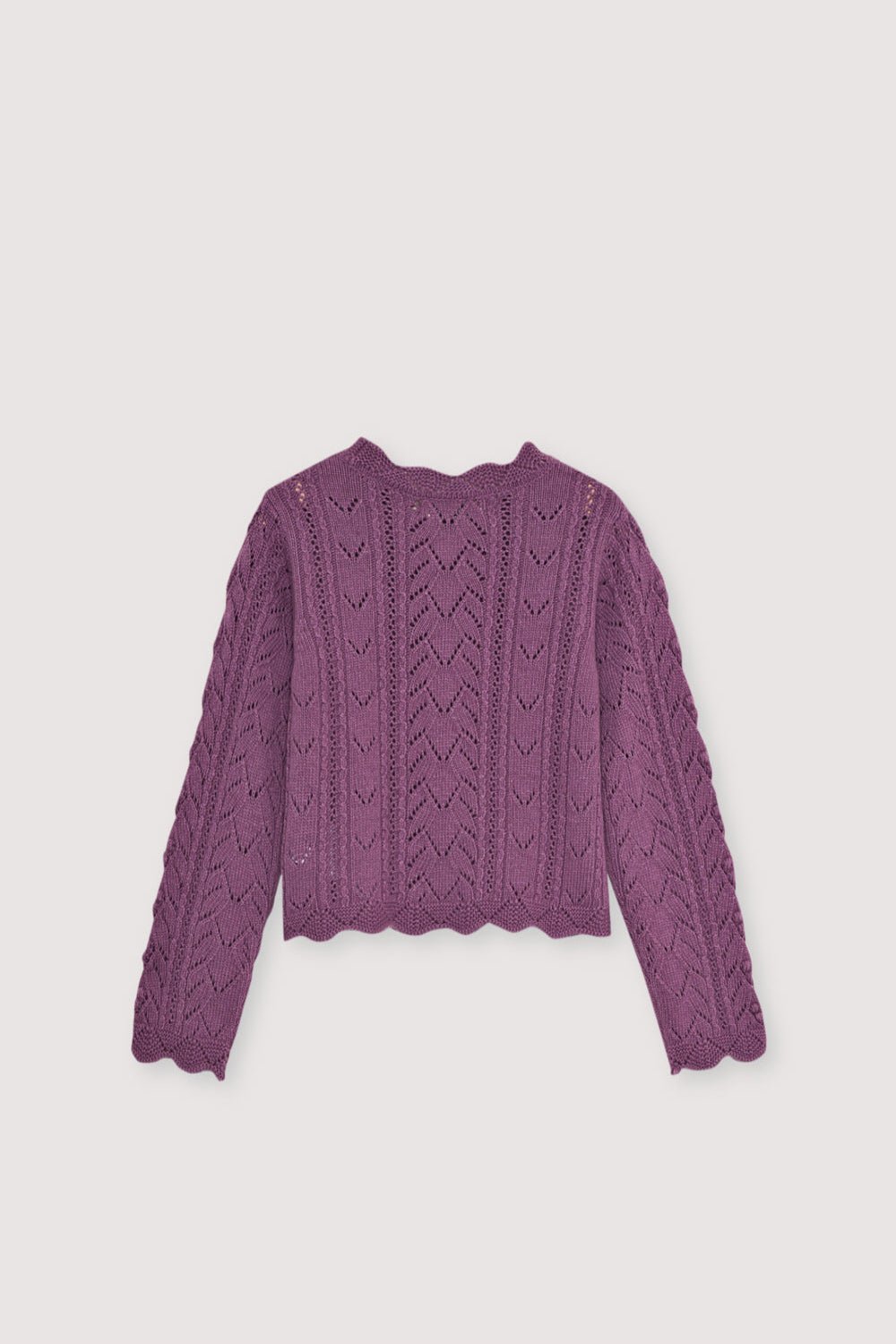 The New Society Lila maglione bambina grape bliss 6 anni