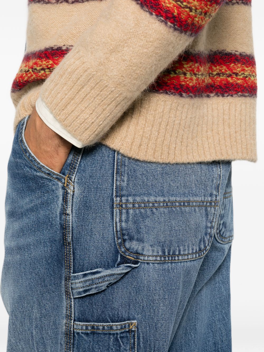 Carhartt WIP I032024-017XBLUE jeans uomo blu