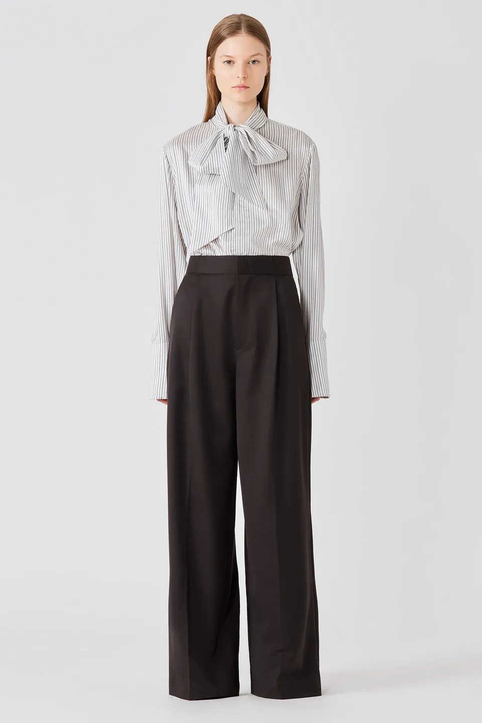 Sa Su Phi Bogart pantaloni in lana marroni