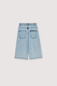 The New Society TNS Denim Woman Bermuda Bleach Denim cotone