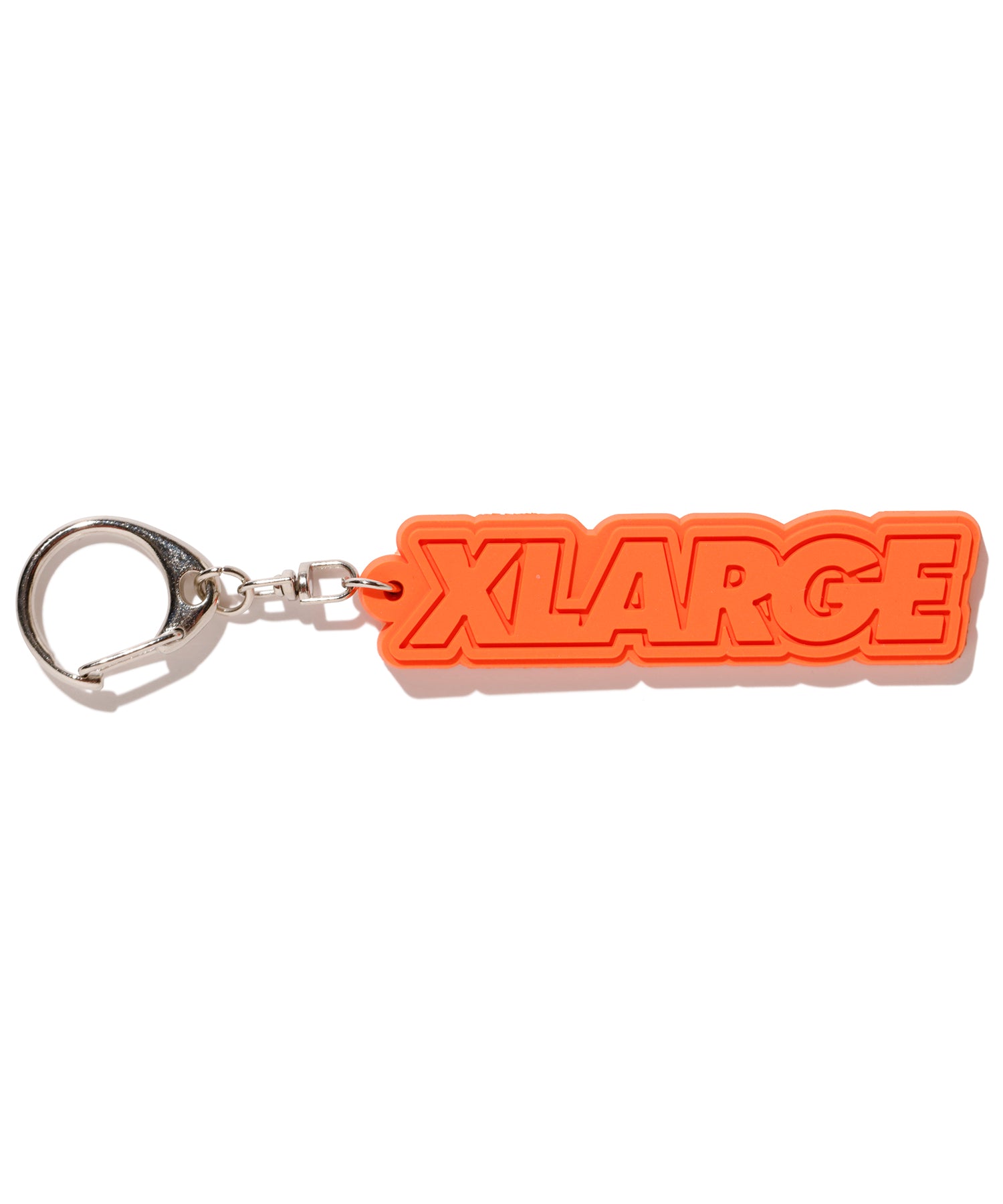 X-Large Logo Rubber portachiavi gomma blu