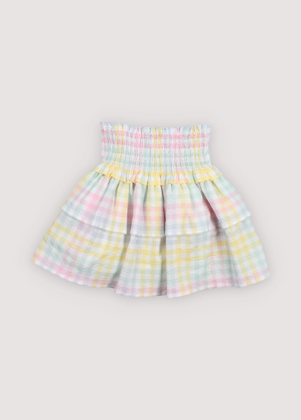The New Society Mallow gonna bambina cotone Mallow Check