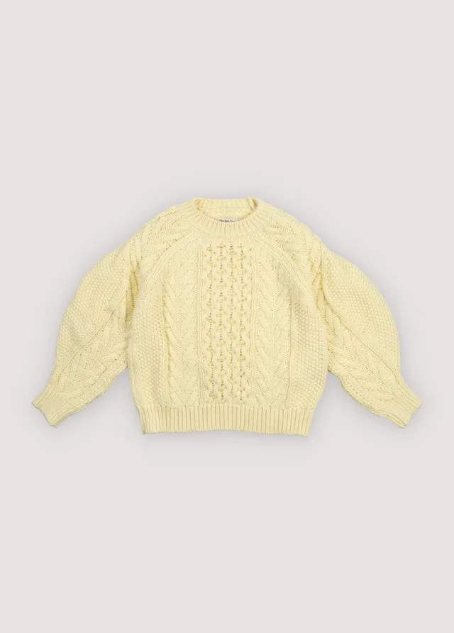 The New Society Bugambilla maglia cotone Soft Lemon