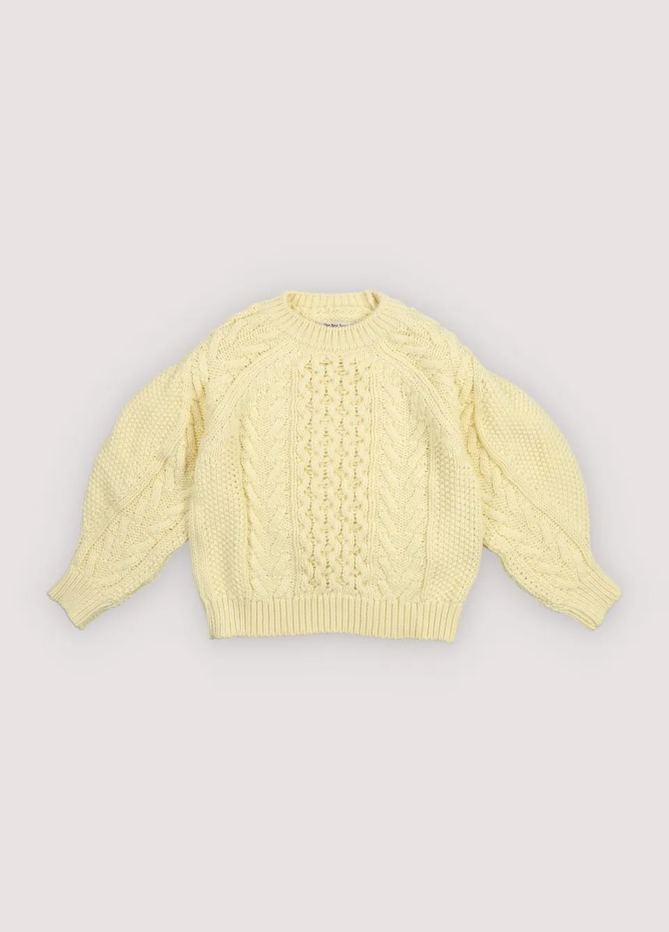 The New Society Bugambilla maglia cotone Soft Lemon