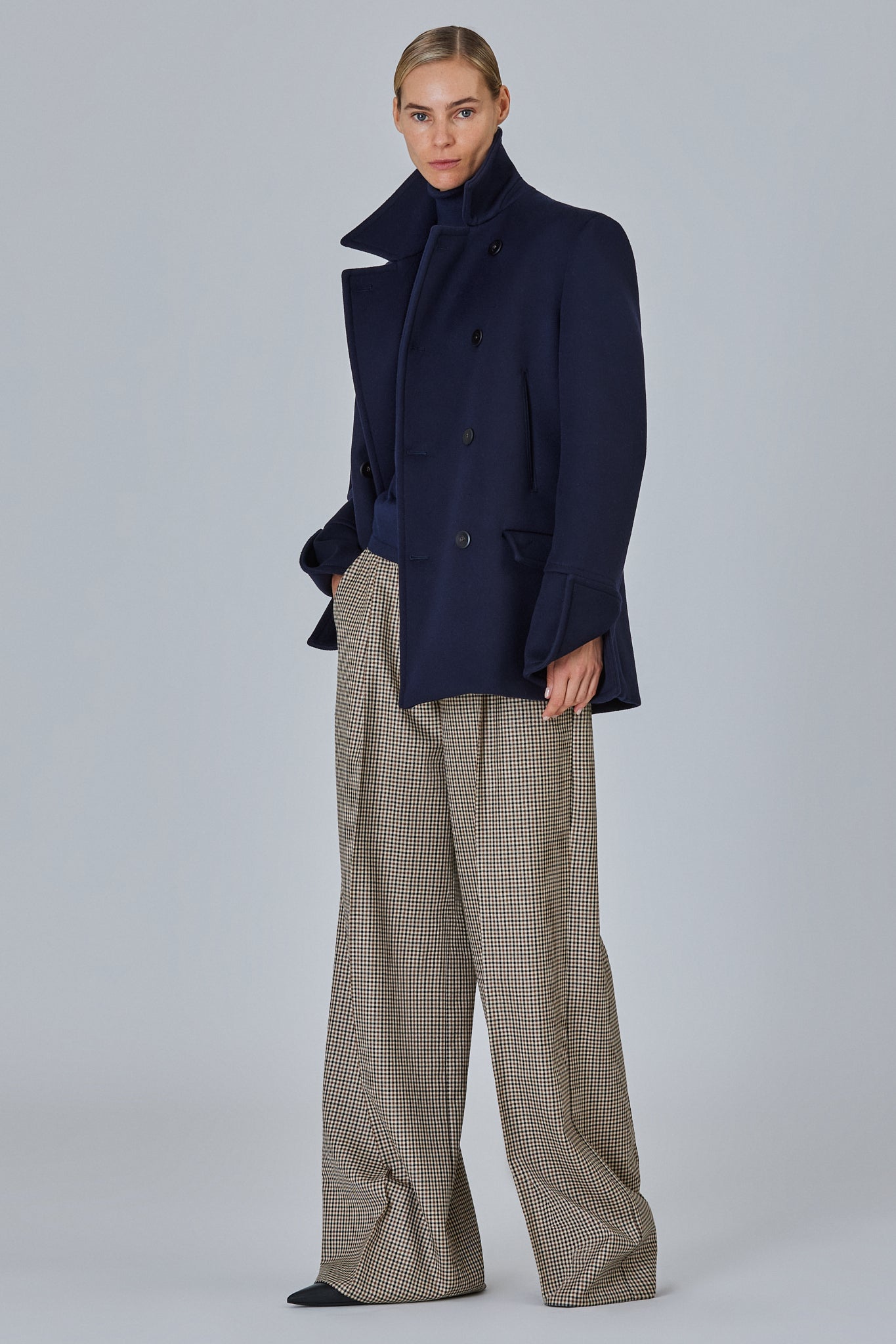 Sa Su Phi peacoat corto doppiopetto lana cashmere