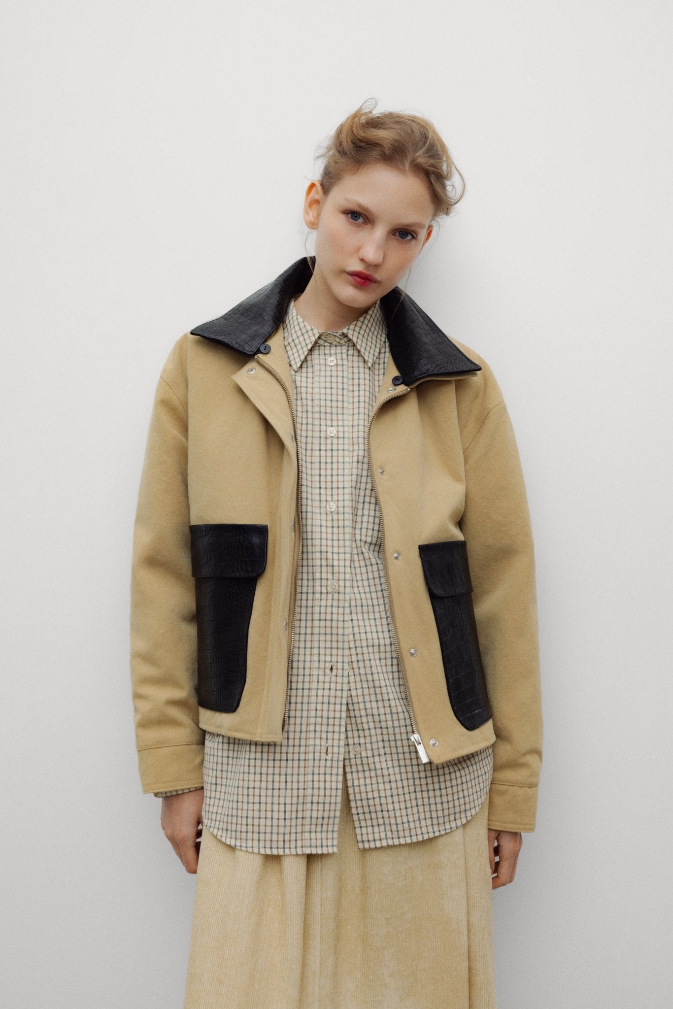 The New Society Flint giacca donna cotone utility