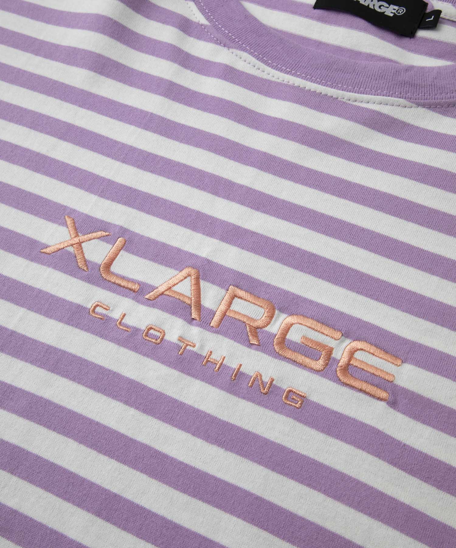 X-Large Richard Border t-shirt lilla S cotone spesso