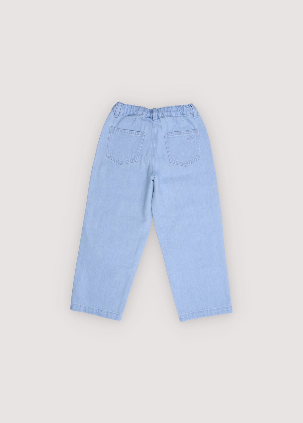 The New Society Ginger pantaloni bimbi denim chiaro baggy