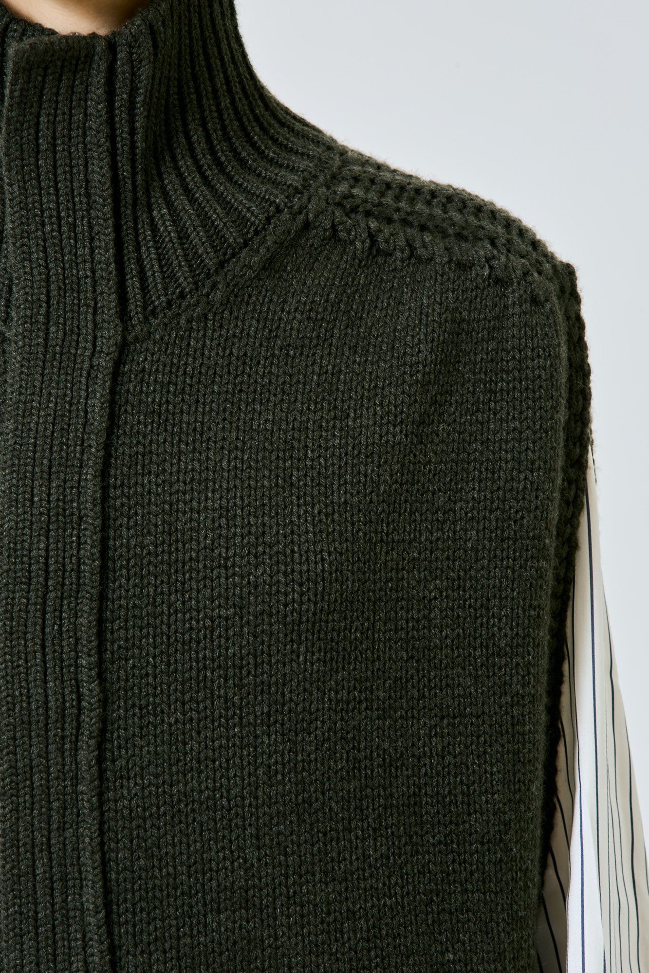 Sa Su Phi Matilda cardigan cashmere verde militare
