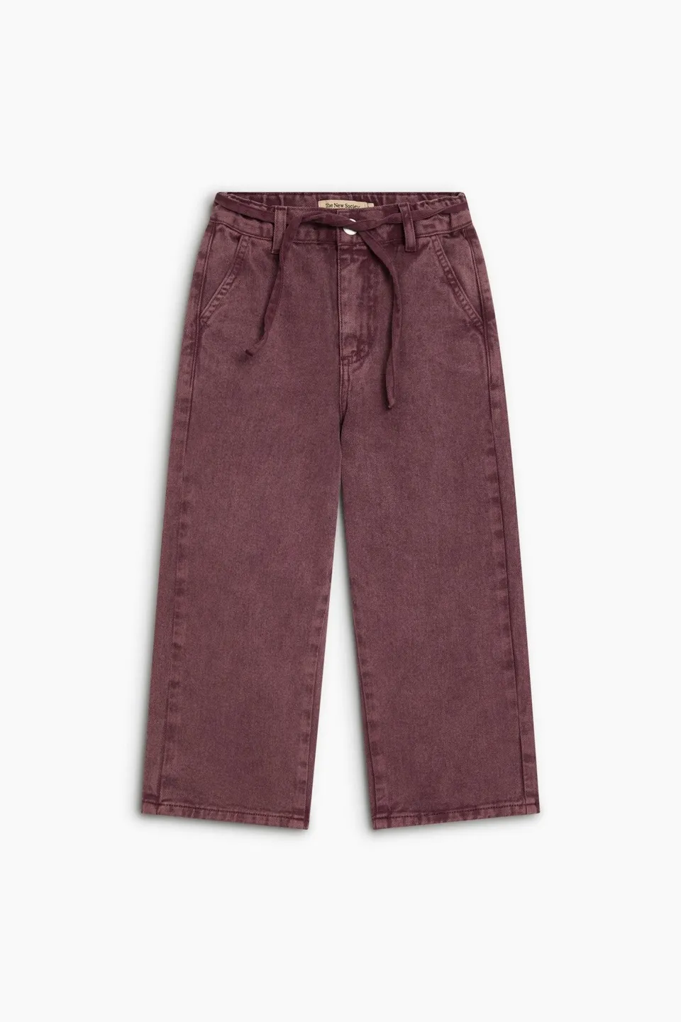 The New Society TNS Denim Wide Leg Pant jeans donna cotone