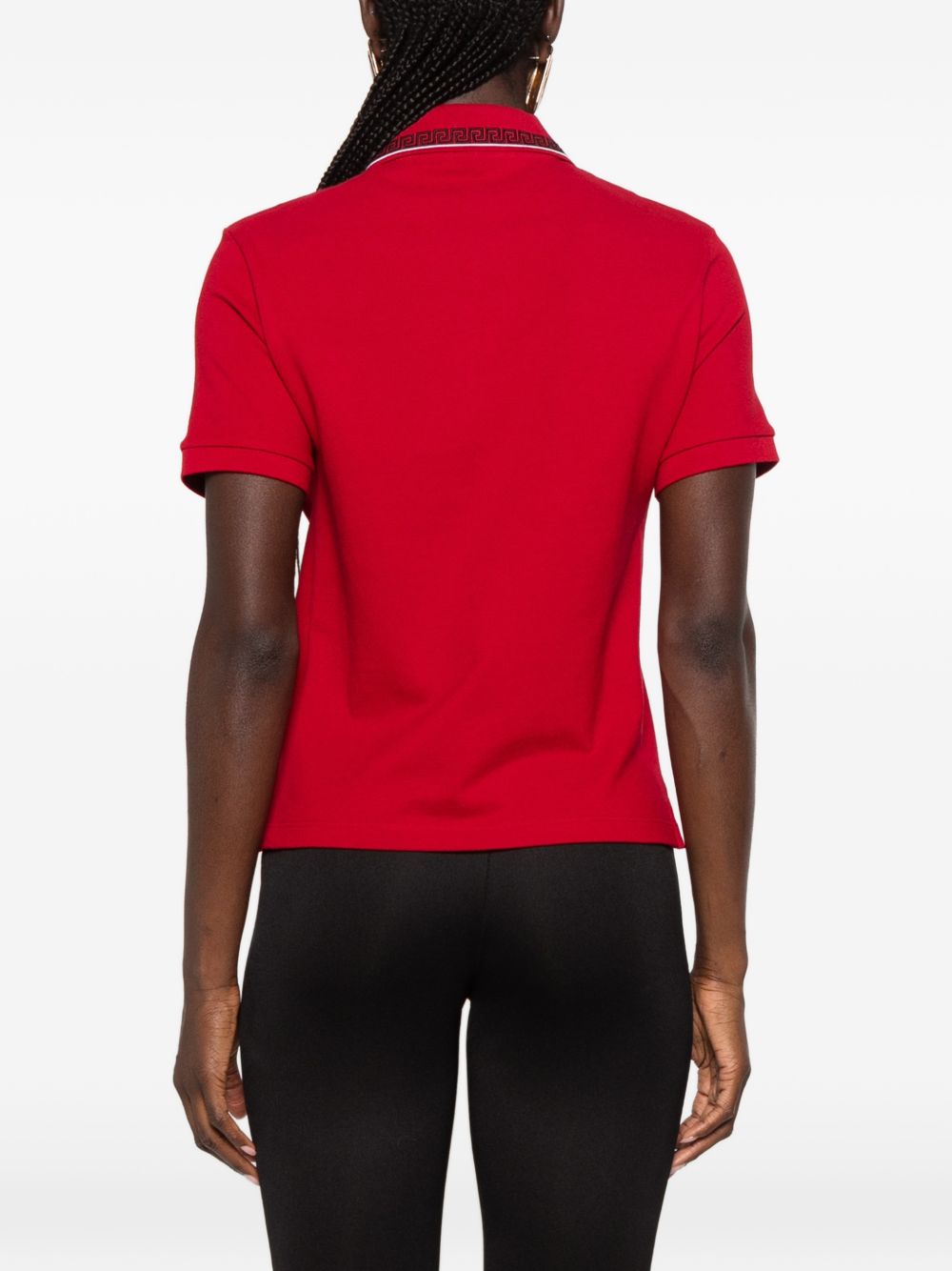 Versace 1025967 polo donna rossa