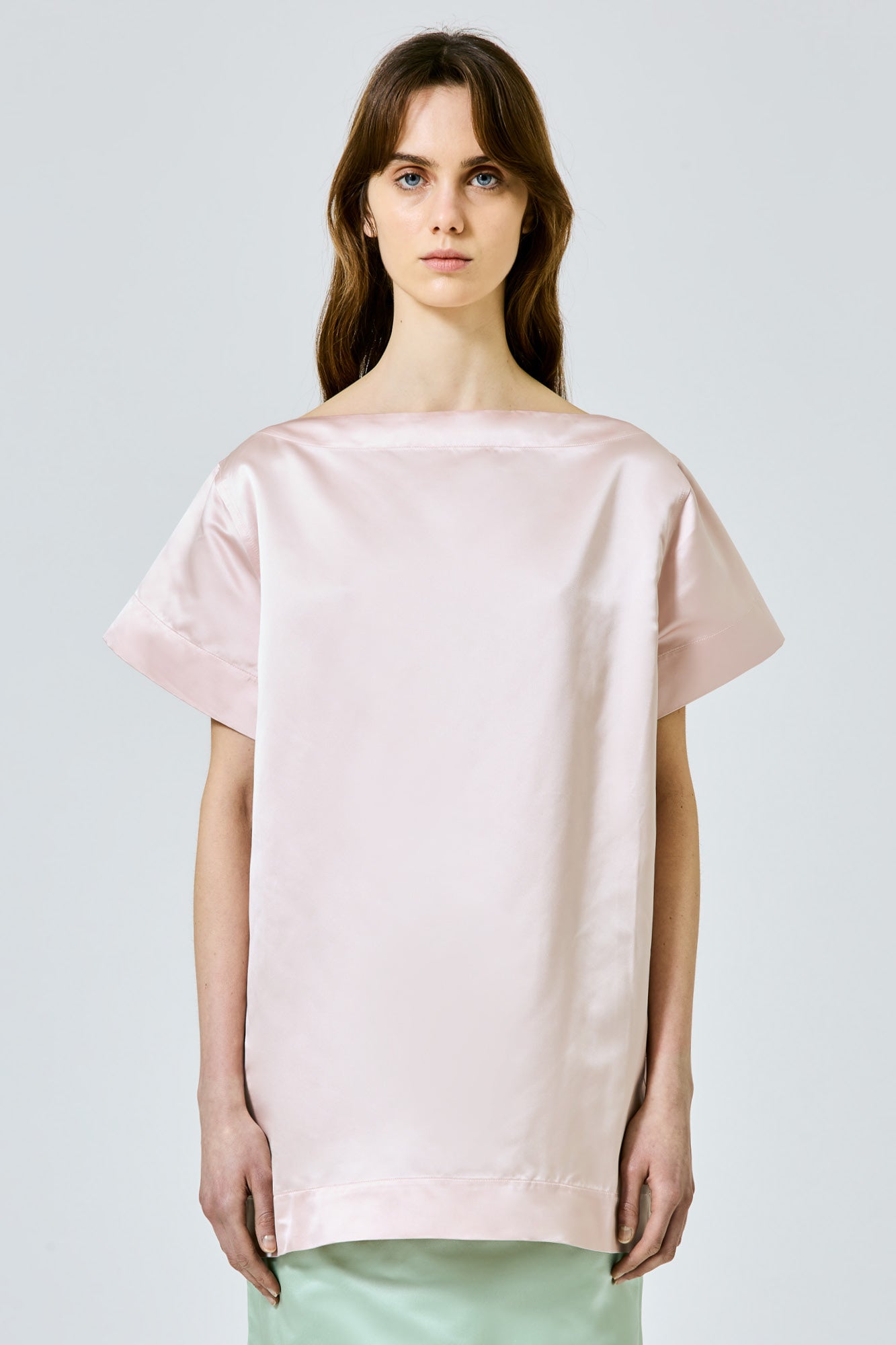 Sa Su Phi Valentina abito t-shirt rosa in seta