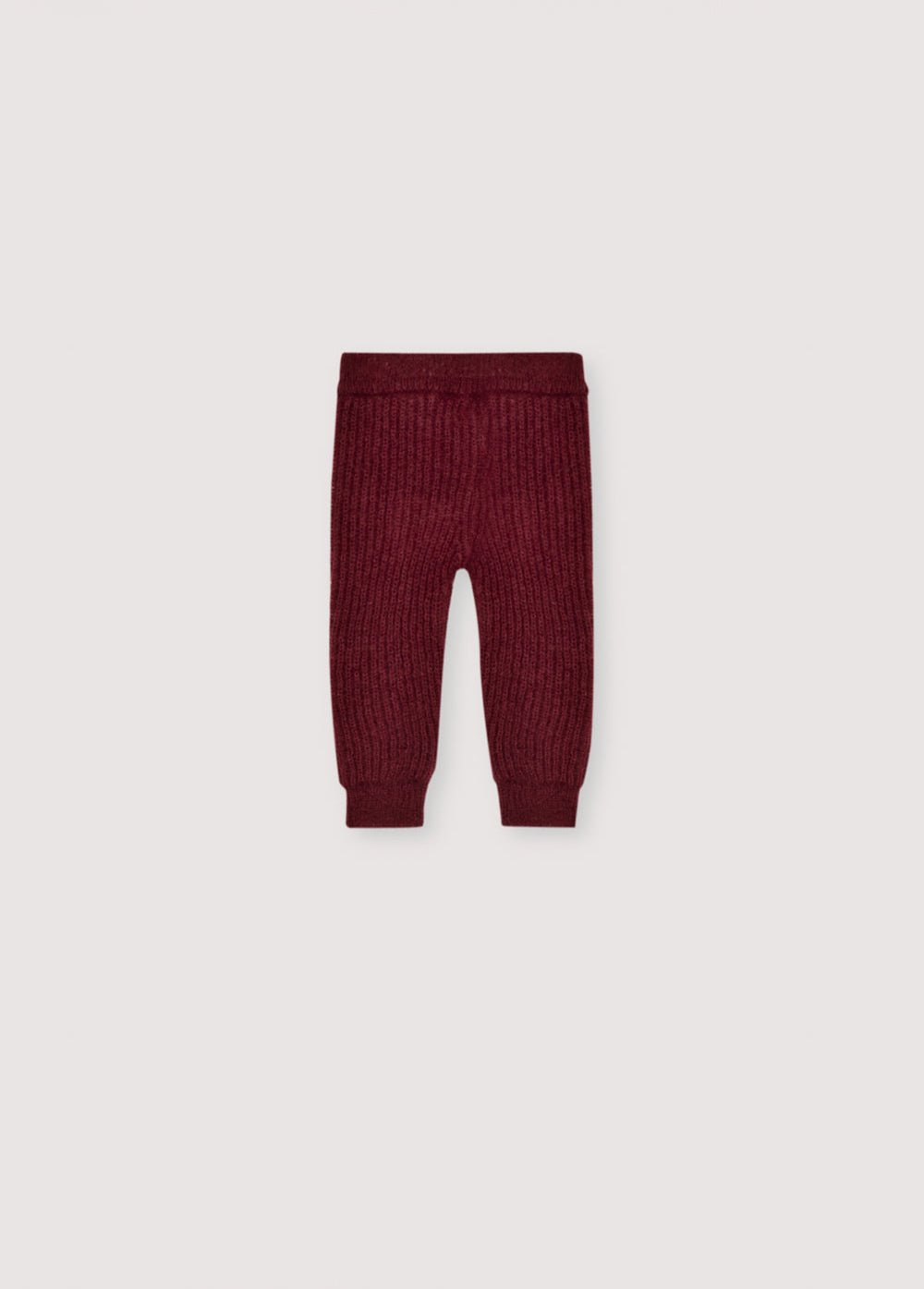 The New Society Lina pantalone knit neonato plum fantasy lana