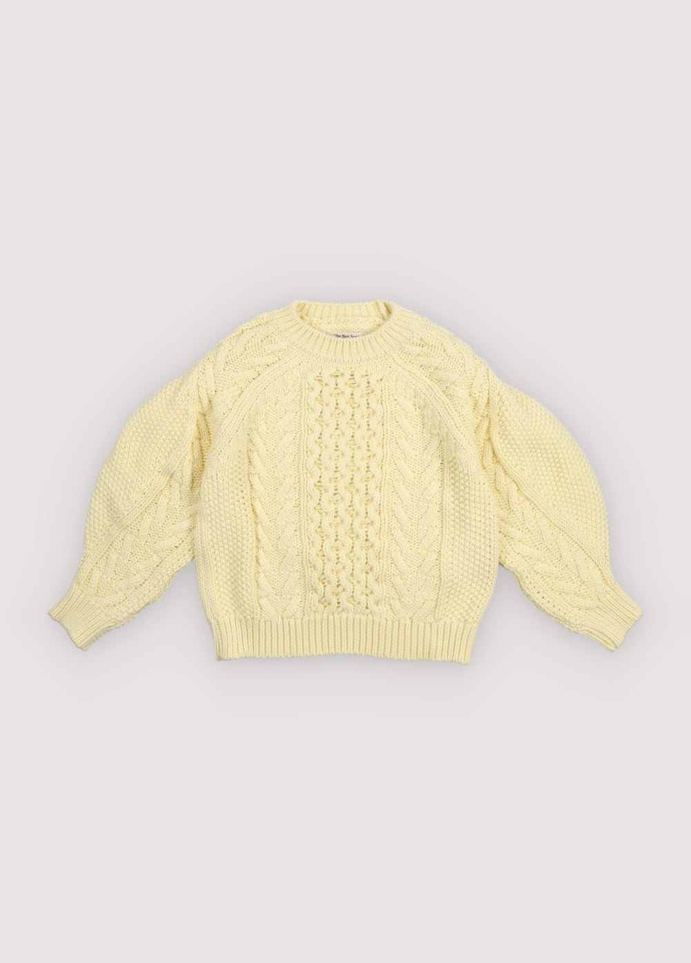 The New Society Bugambilla maglia cotone Soft Lemon