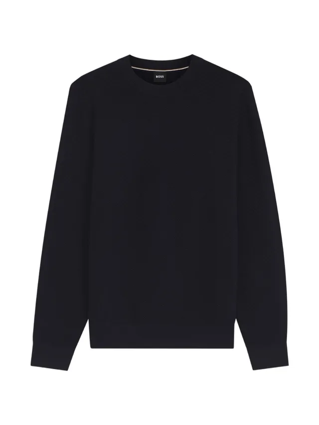 Boss 50565565 maglia uomo blu scuro