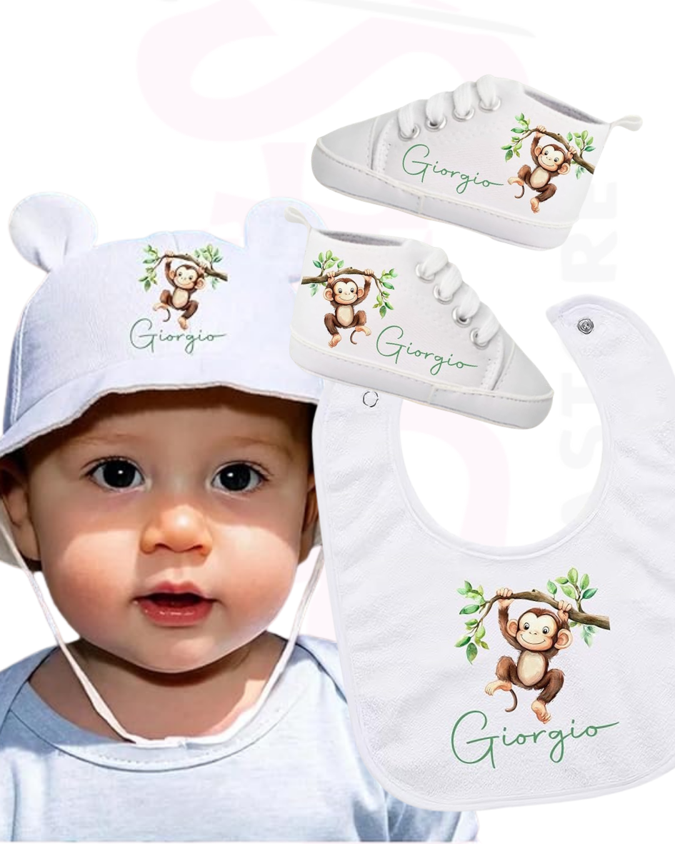 Mr. Gadgets Scimmia kit neonato in cotone