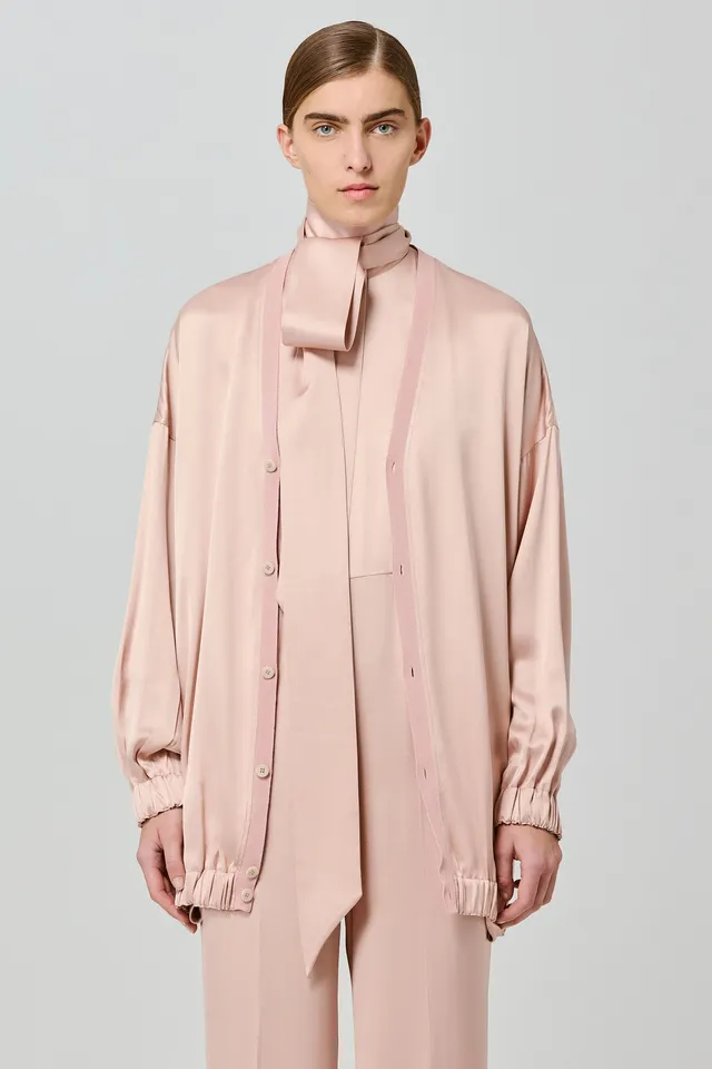 Sa Su Phi Valentina cardigan raso rosa