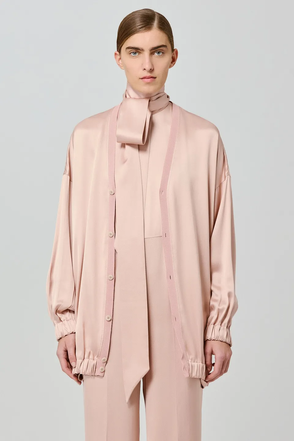 Sa Su Phi Valentina cardigan raso rosa