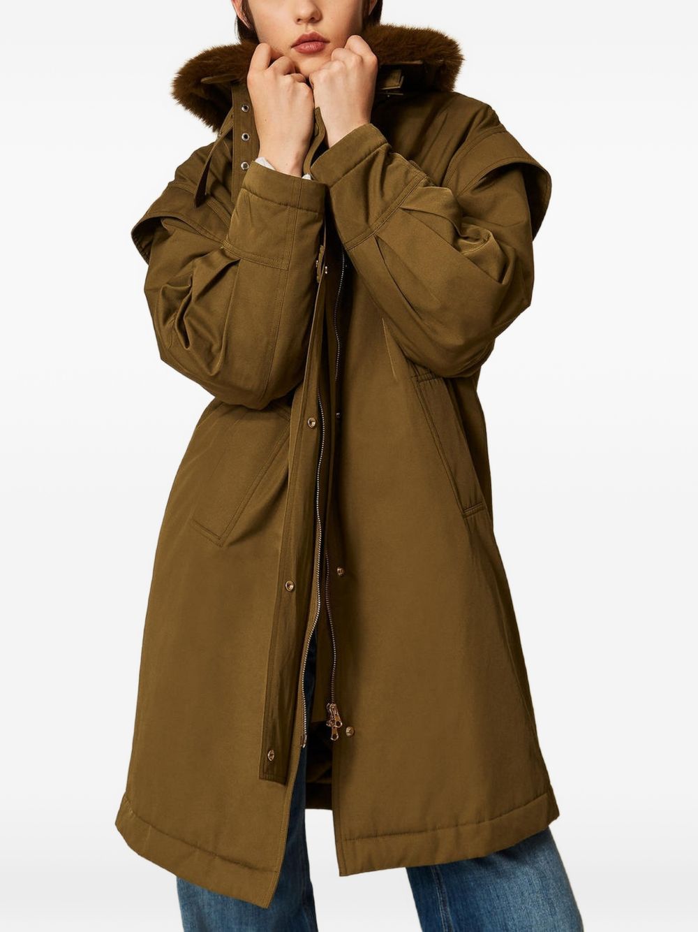 Twinset 262TP2180 parka donna beige