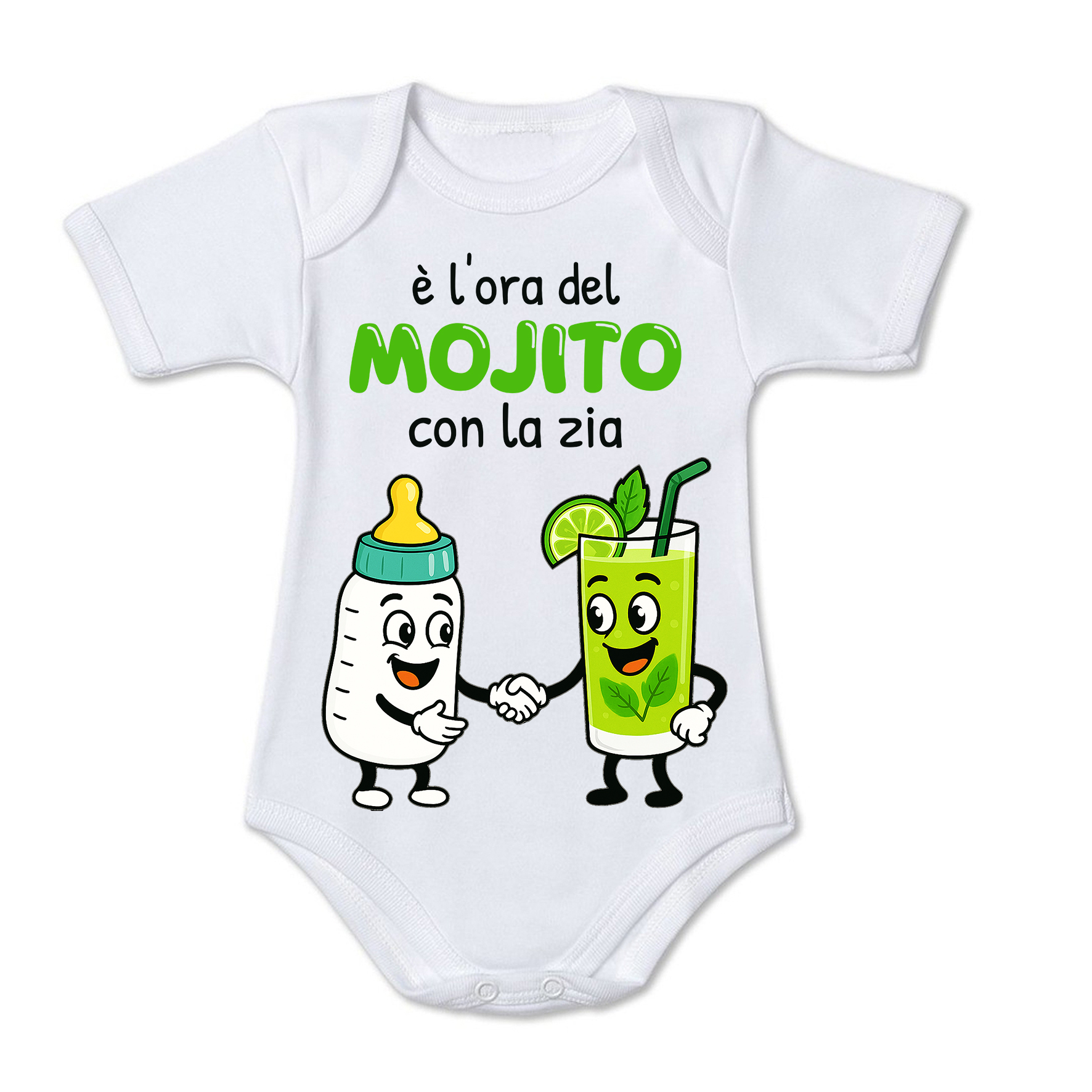 Mr. Gadgets Mojito Zii Body Neonato in Cotone