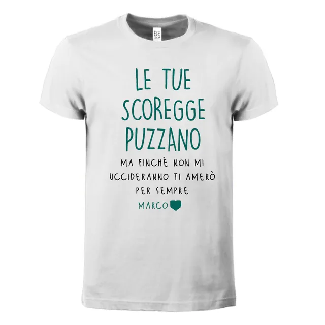 Mr. Gadgets Scoregge t-shirt bianca cotone unisex