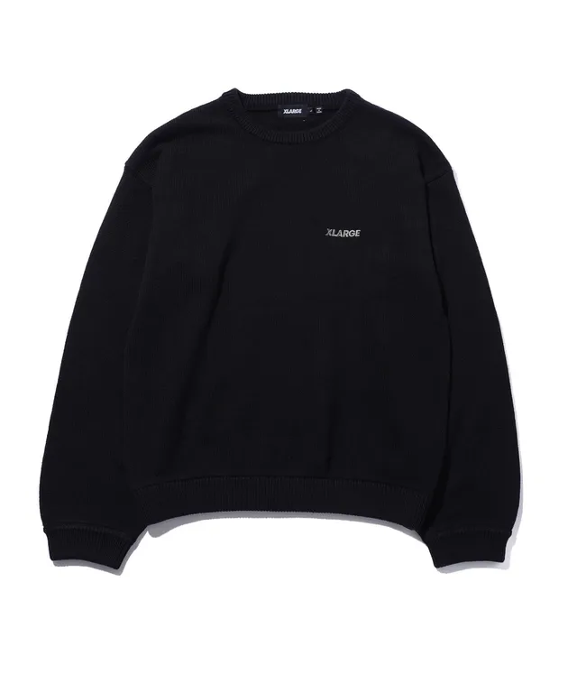 X-Large Standard Logo Crewneck maglione cotone