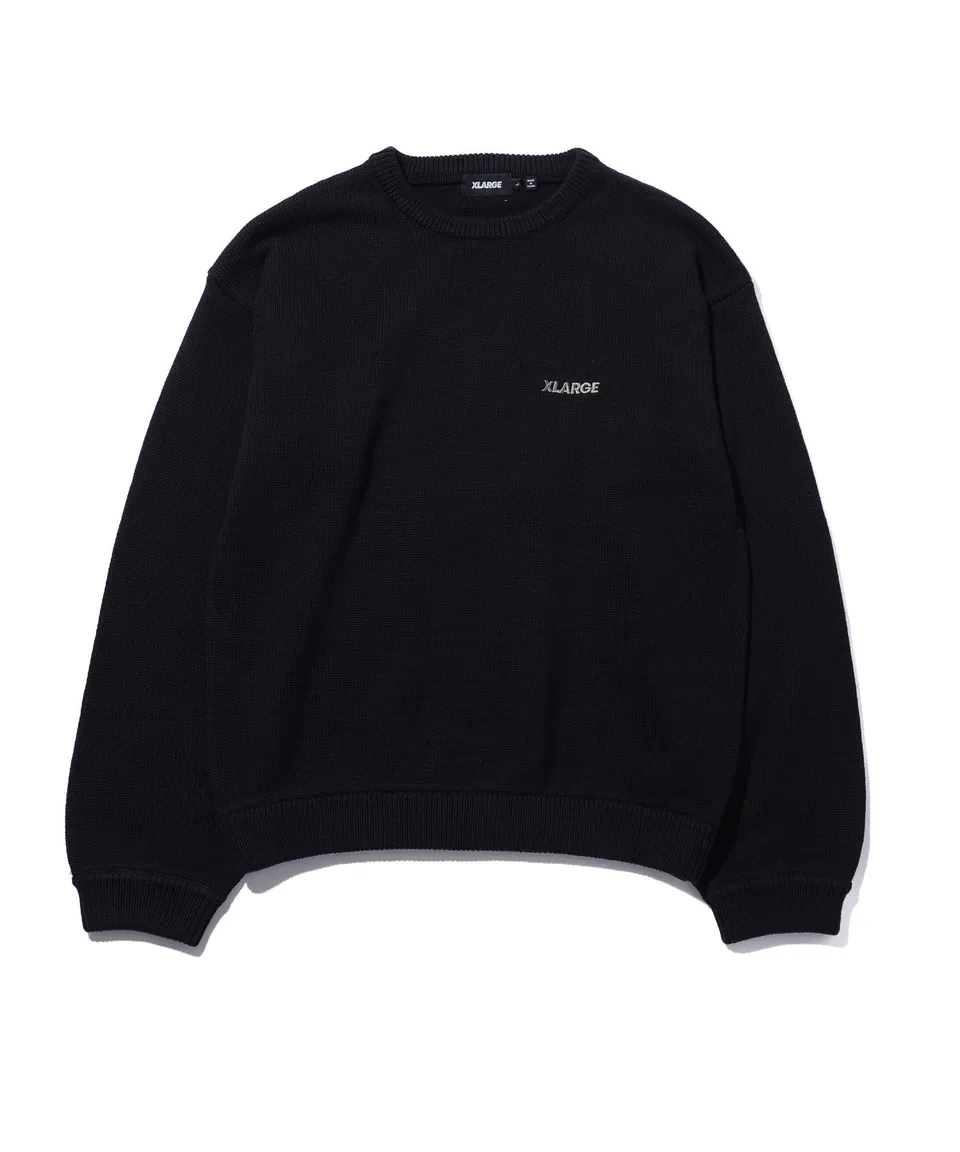 X-Large Standard Logo Crewneck maglione cotone