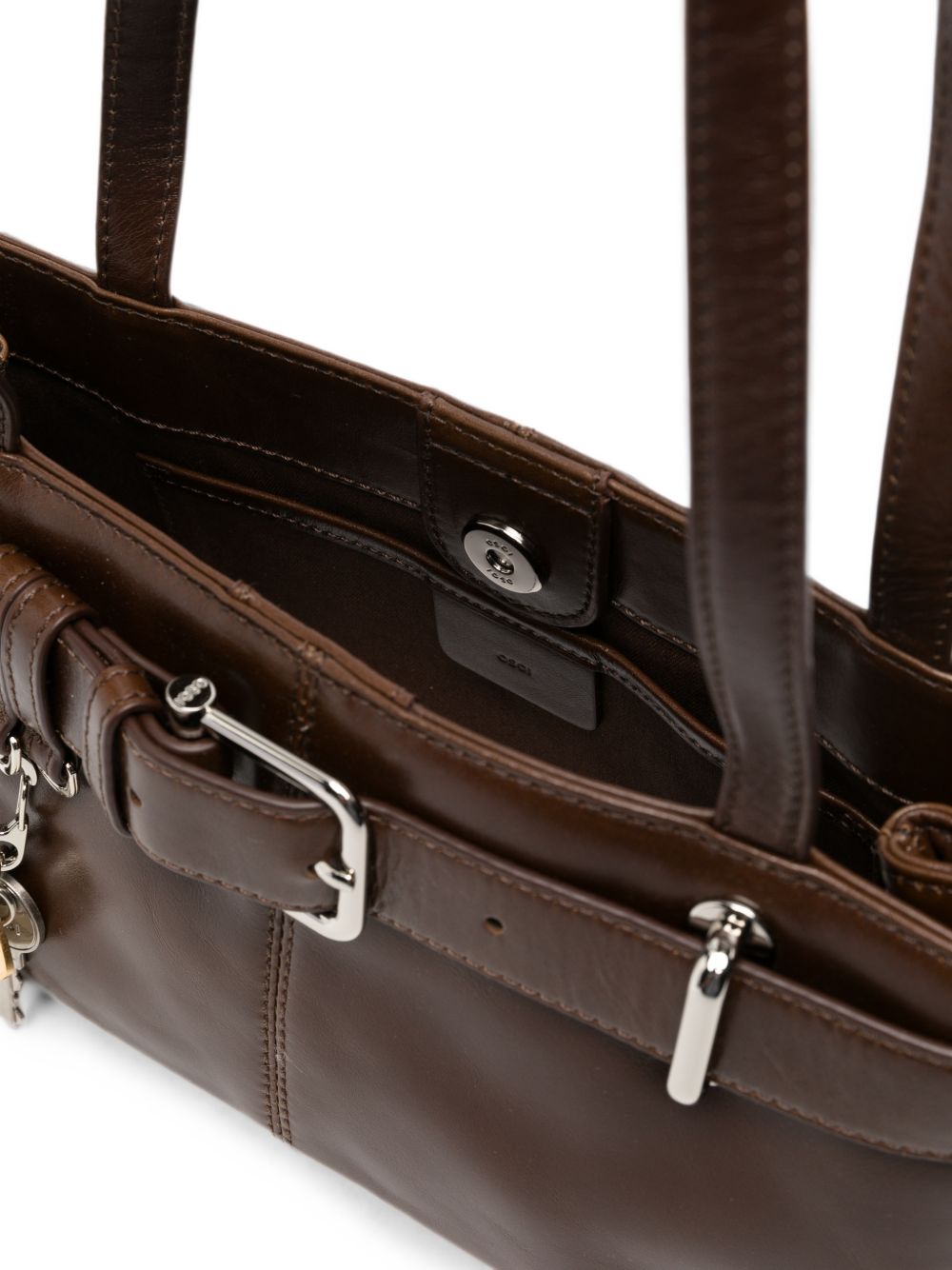 Osoi 26FB05009327 borsa a mano marrone