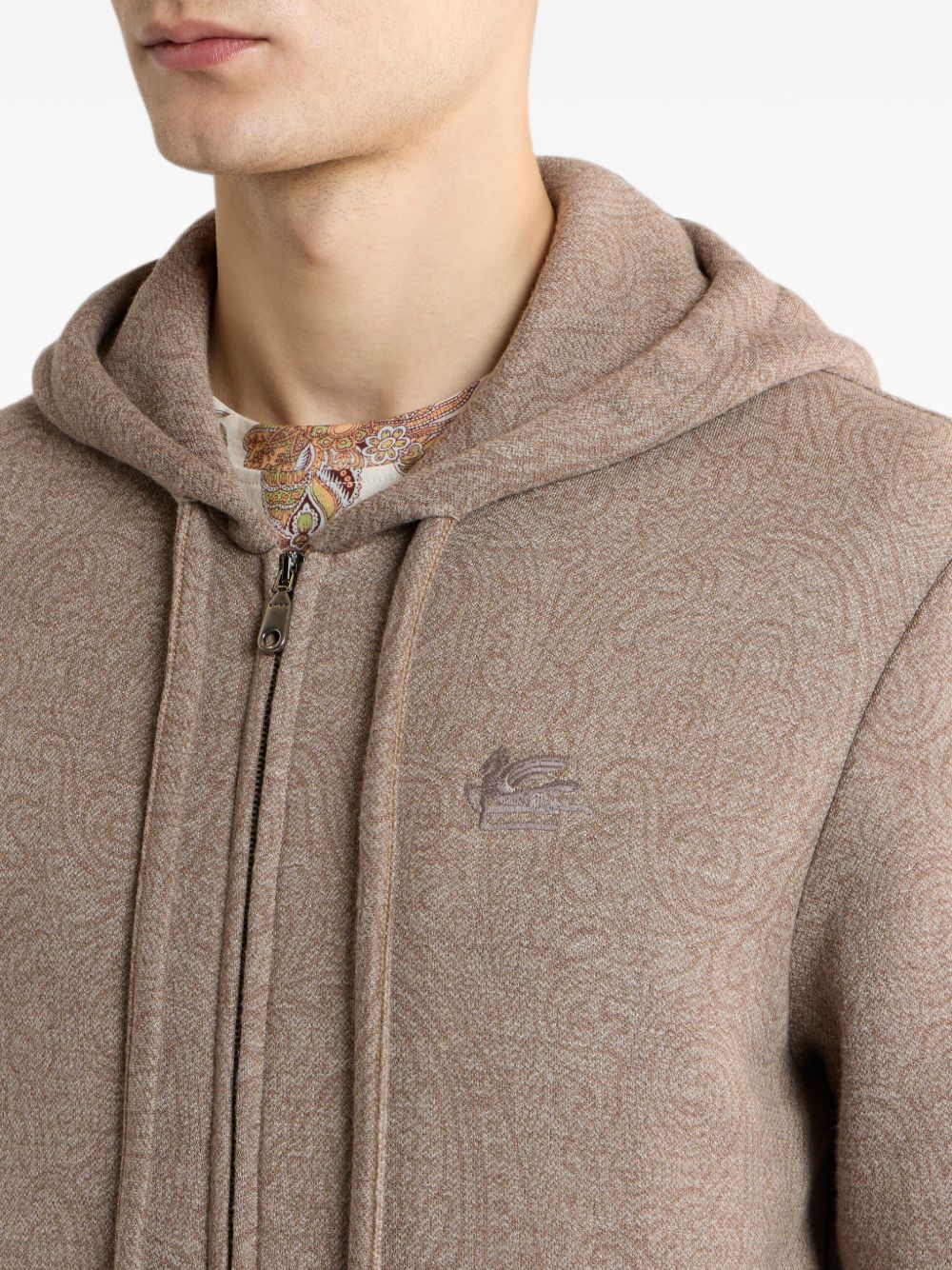 Etro MRMB0025 felpa uomo bicolore
