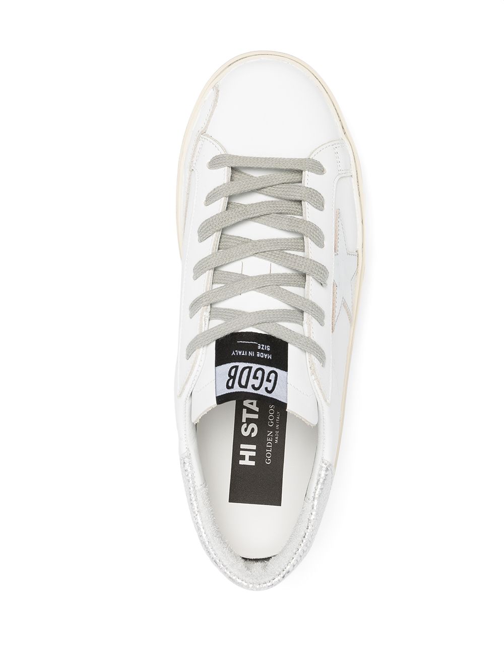 Golden Goose Hi Star GWF00118 sneakers bianche 38