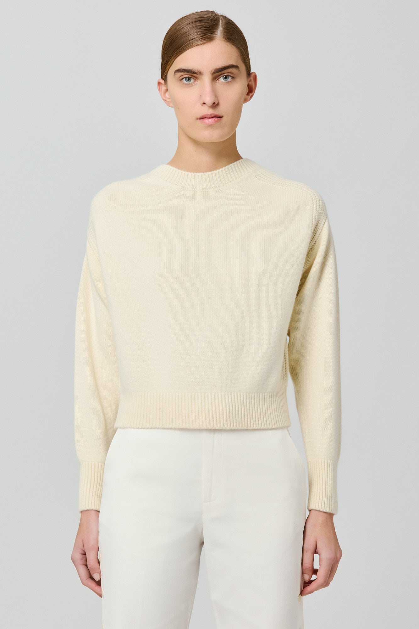 Sa Su Phi maglione girocollo cashmere avorio