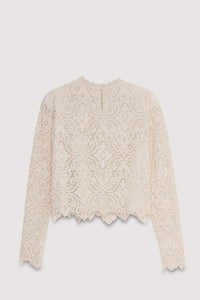 The New Society Lara blusa donna bianco cotone bio