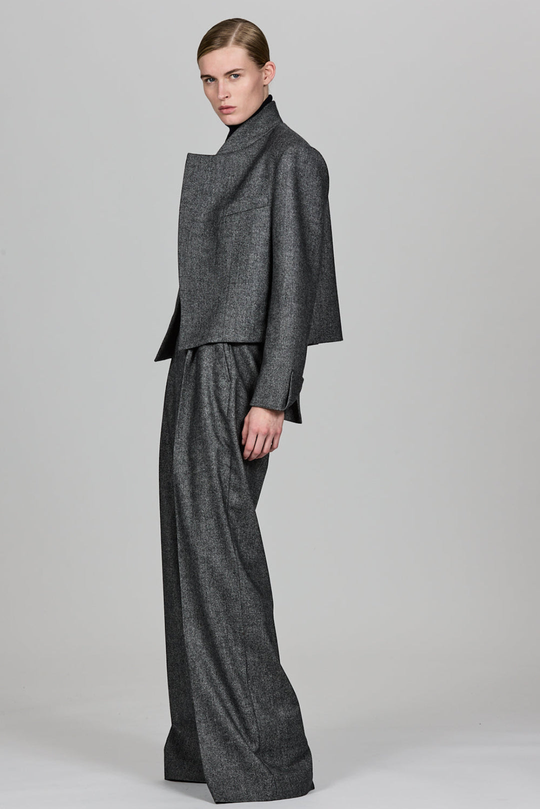 Sa Su Phi Lauren giacca cropped flanella cashmere