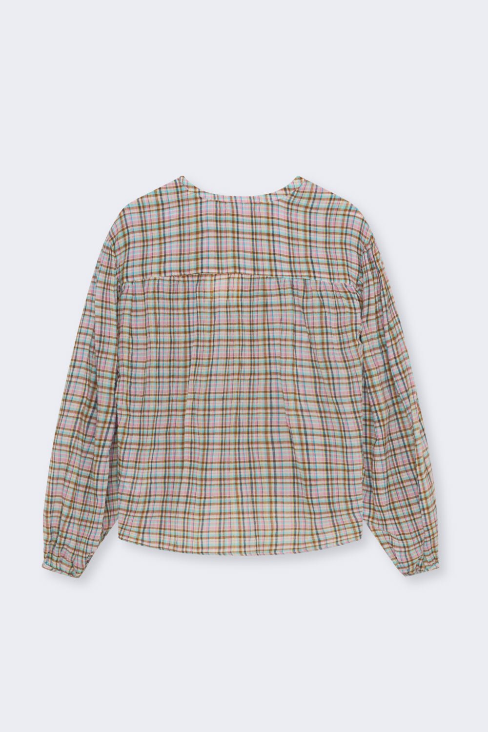 THE NEW SOCIETY Zinnia camicia quadri 12 anni cotone