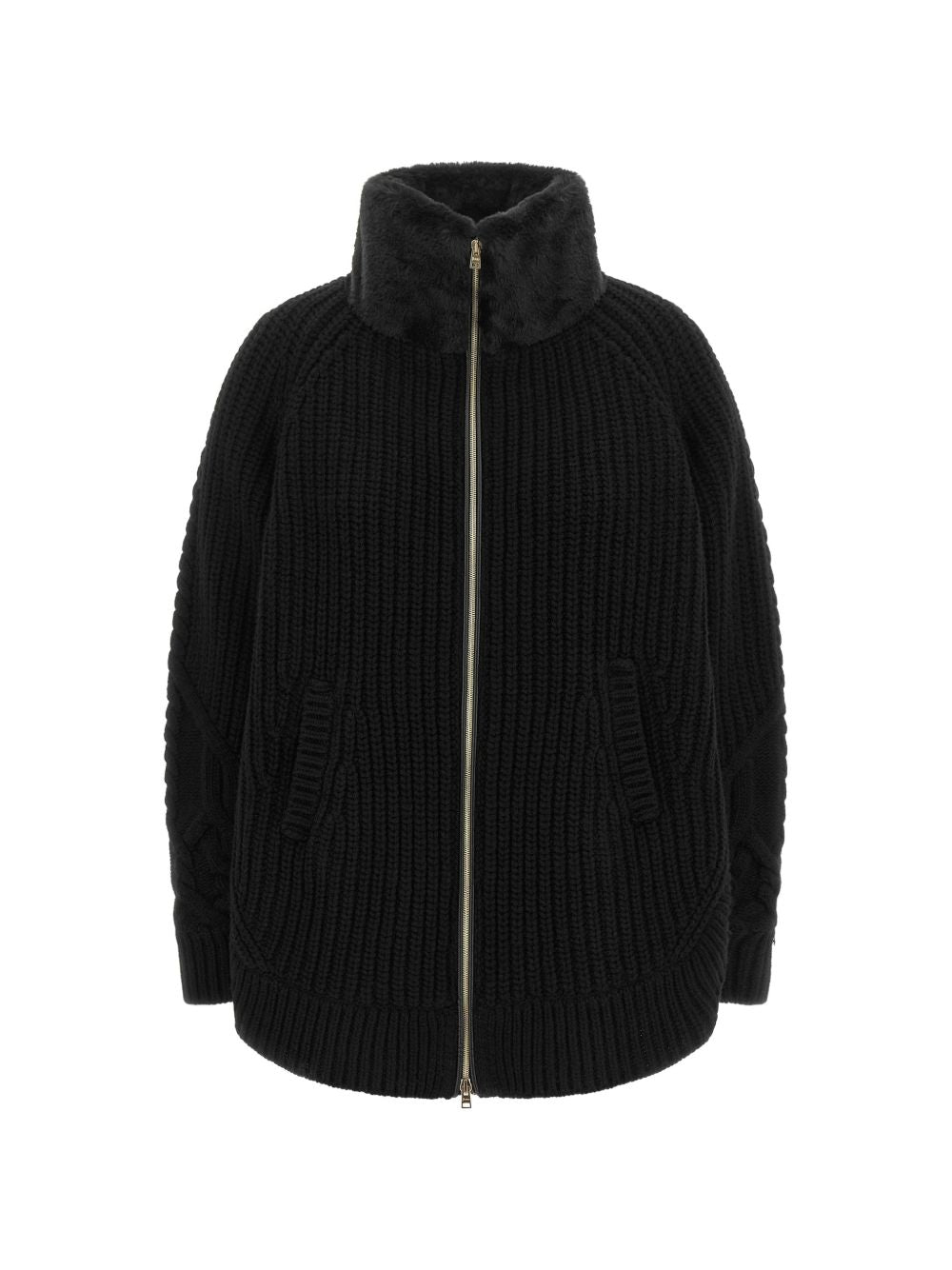 Herno MC000203D Giubbotto Bomber Nero Donna