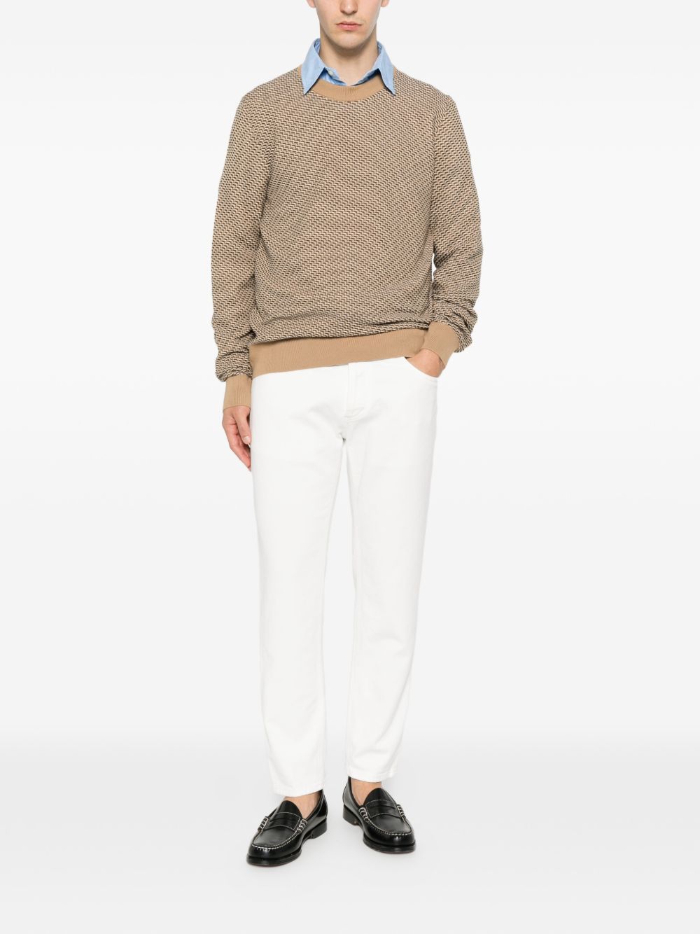 Boss 50565565 maglia beige uomo