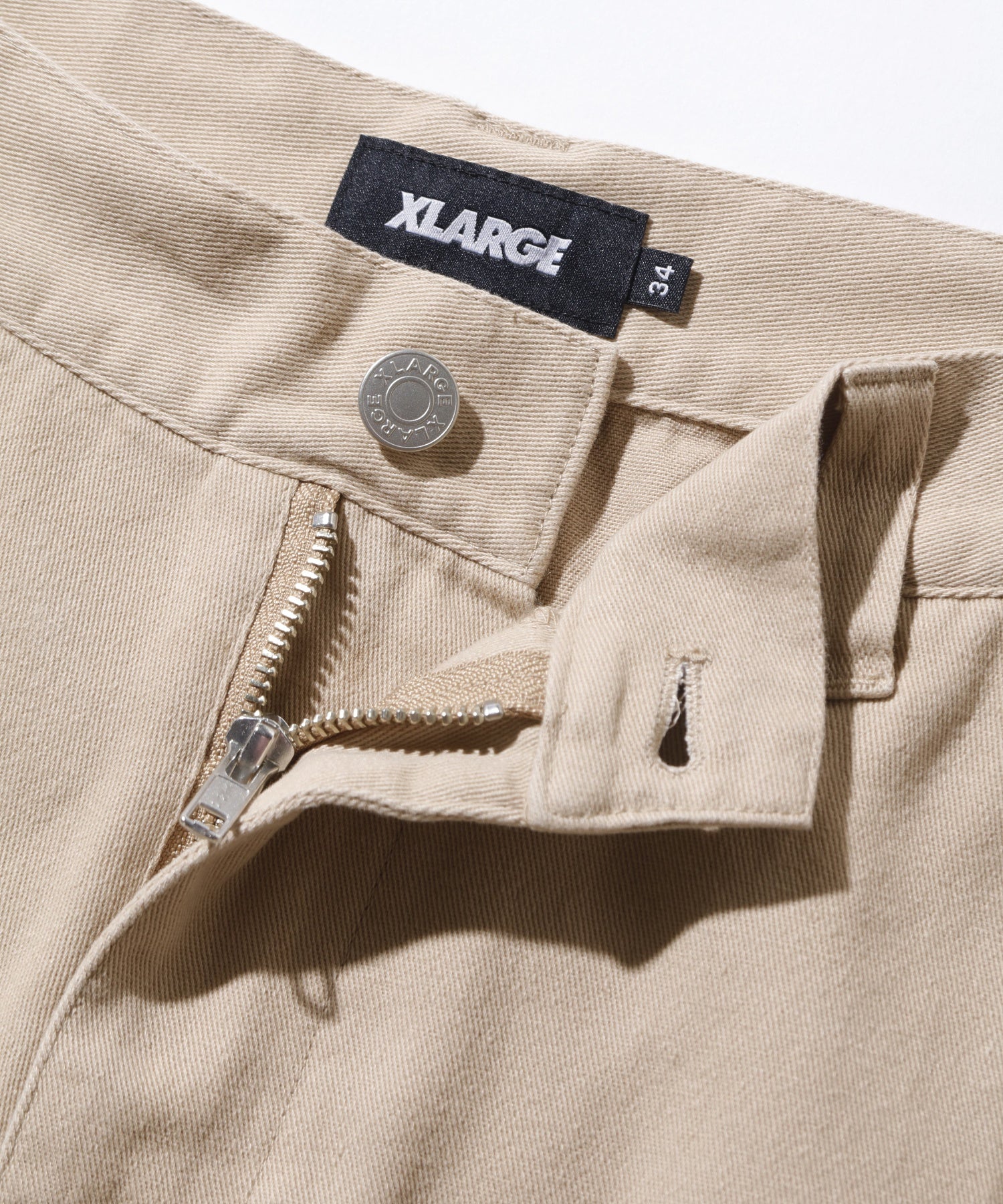 X-Large Zip Flight pantaloni cargo neri cotone