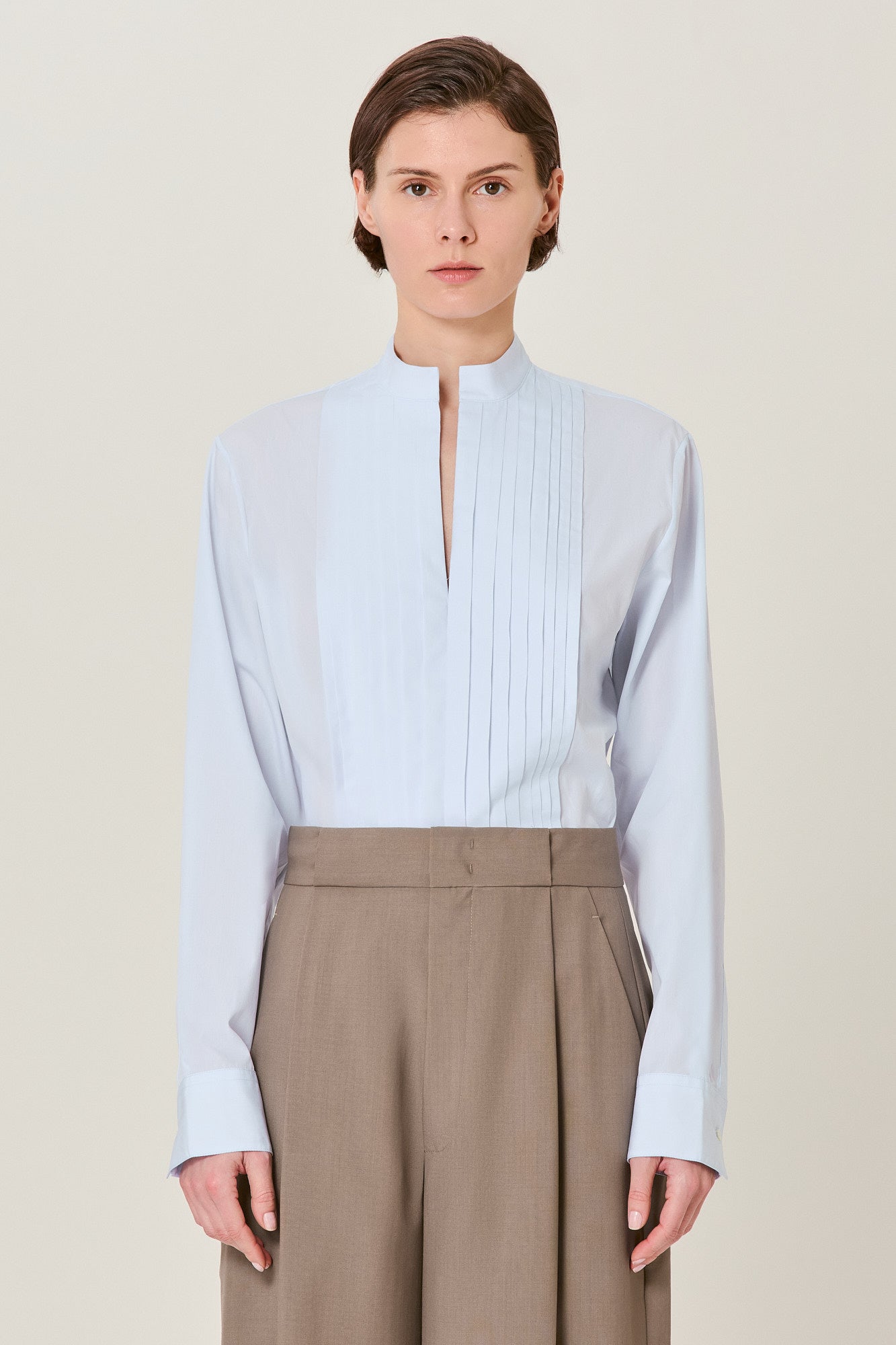 Sa Su Phi Petra camicia cotone azzurra