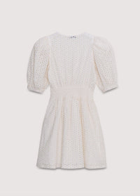 The New Society Nemesis vestito donna bianco ricamato