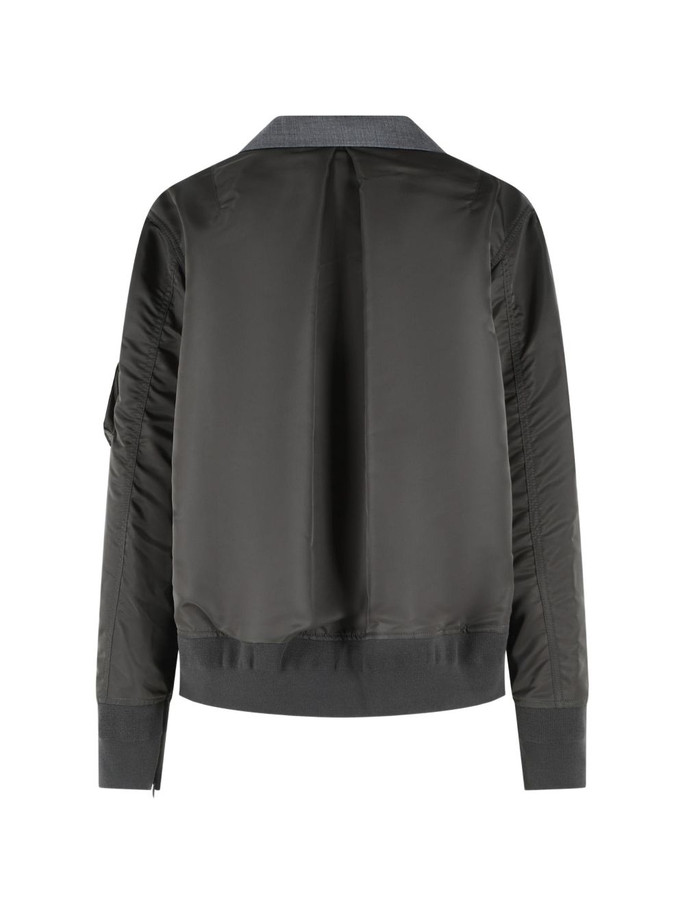 Sacai 26-08564 giacca donna grigio khaki