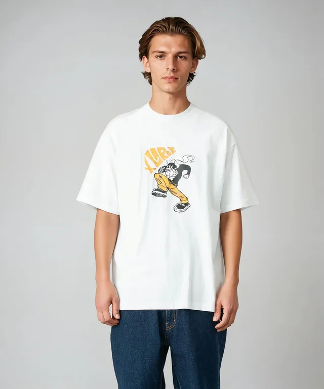 X-Large Amos Gorilla S/S Tee maglietta bianca L in cotone