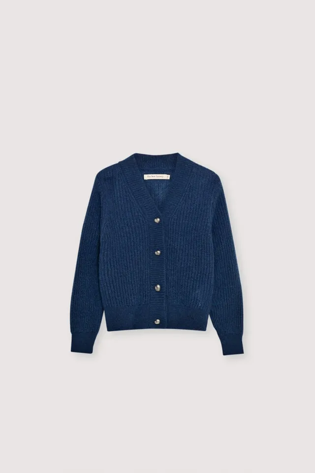 The New Society Lina cardigan bambina blu navy 6 anni