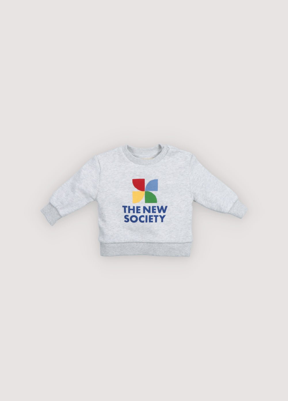The New Society TNS Logo felpa neonato grigia 6 mesi