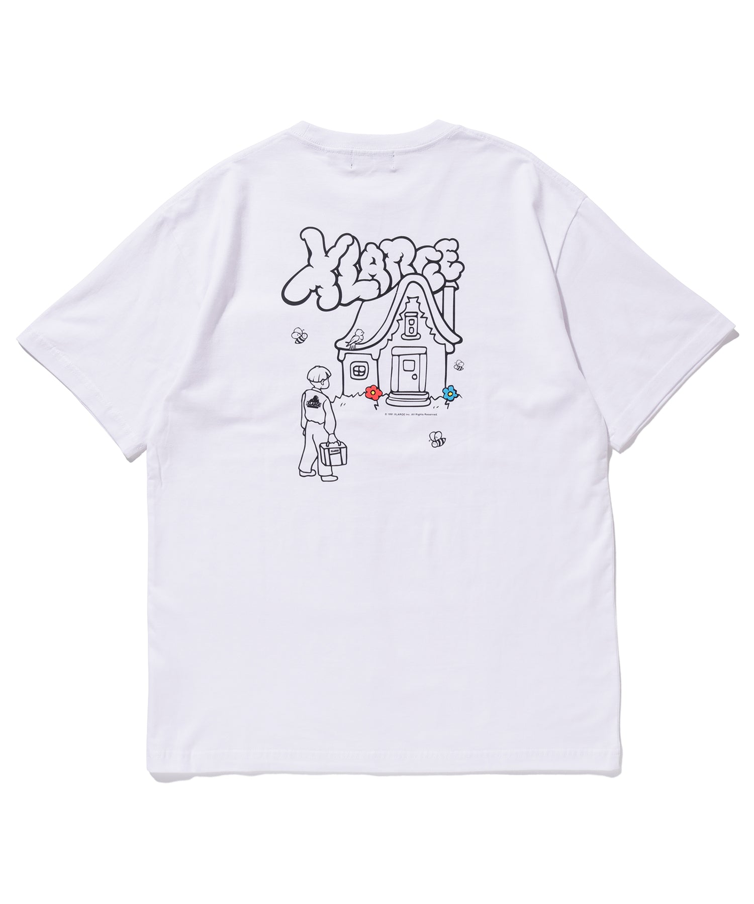X-Large Weekender Pocket t-shirt bianca cotone