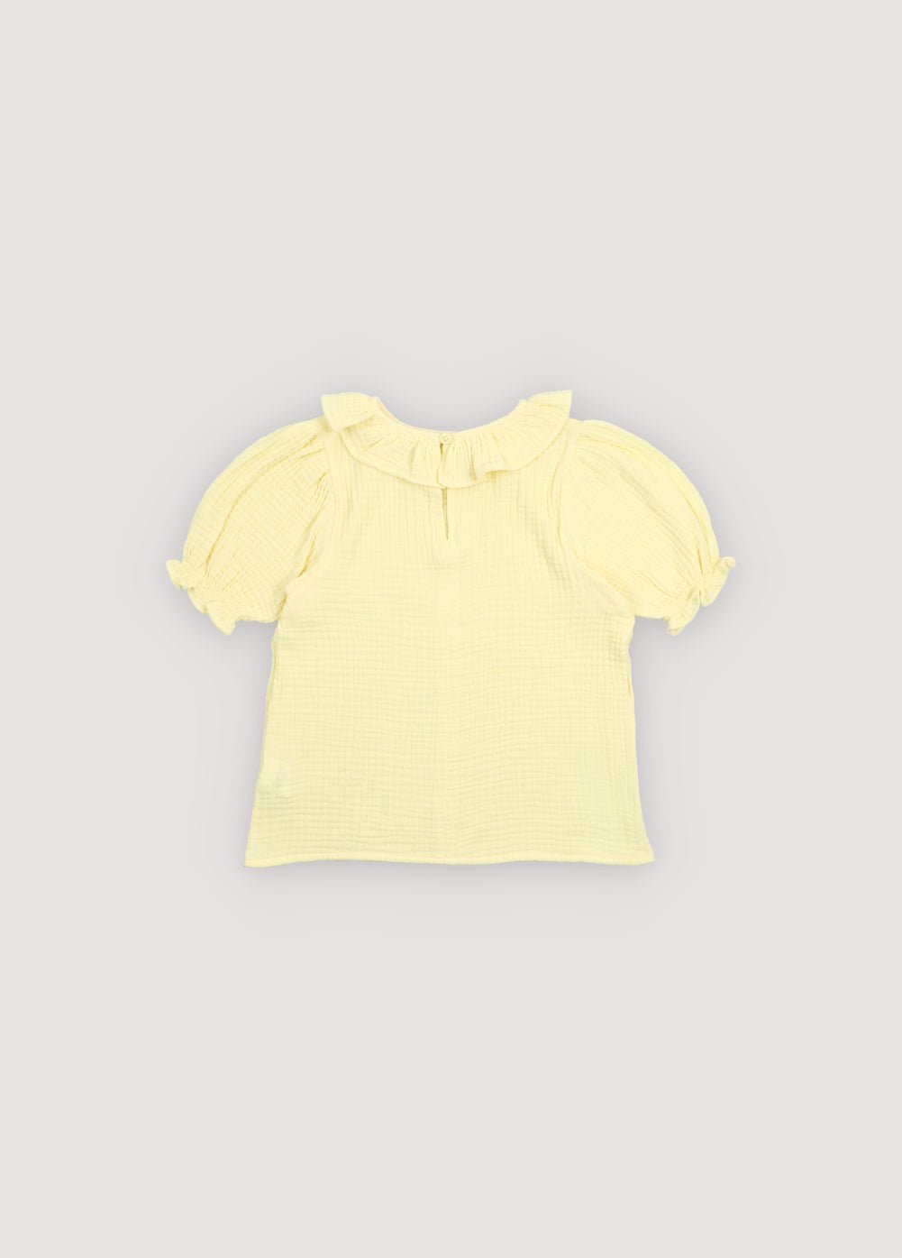 The New Society Campanilla Blouse blusa giallo chiaro
